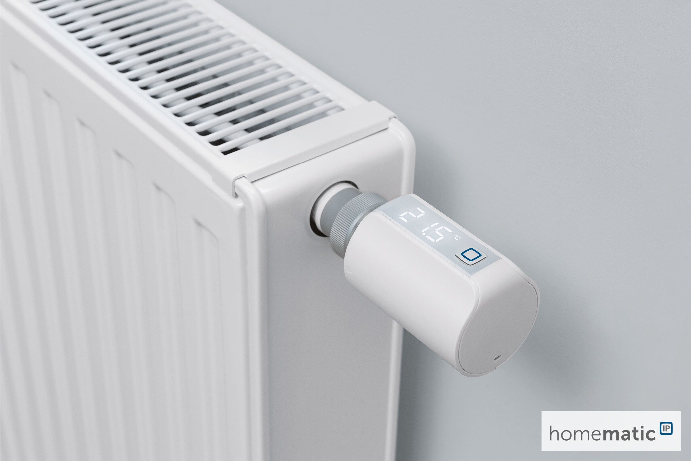 Homematic IP Heizkörperthermostat HmIP-eTRV-E-A – Evo, anthrazit