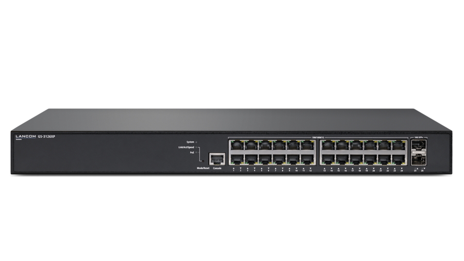 LANCOM GS-3126XP Layer-3-Lite Access 26-Port-Switch mit PoE