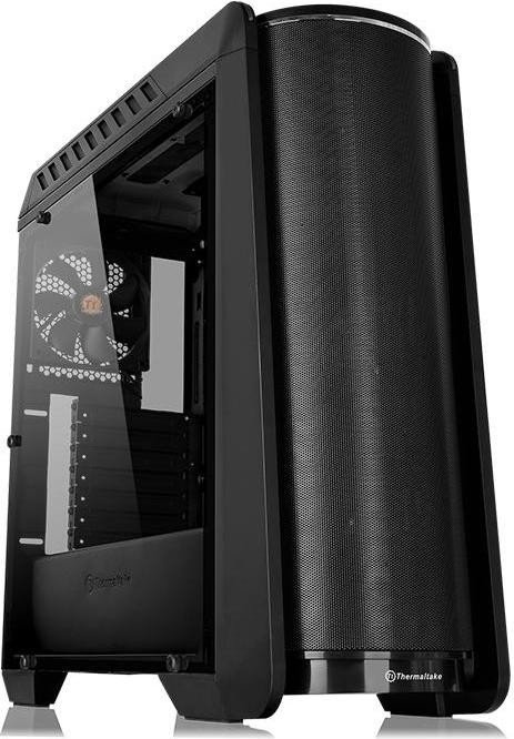 Thermaltake Versa C24 RGB Midi-Tower ATX Gehäuse schwarz, mit Sichtfenster