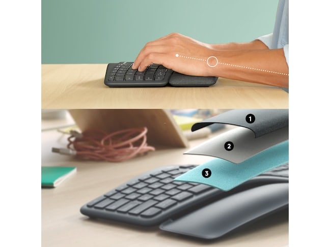 Logitech Ergo K860 Kabellose Tastatur / US international Layout