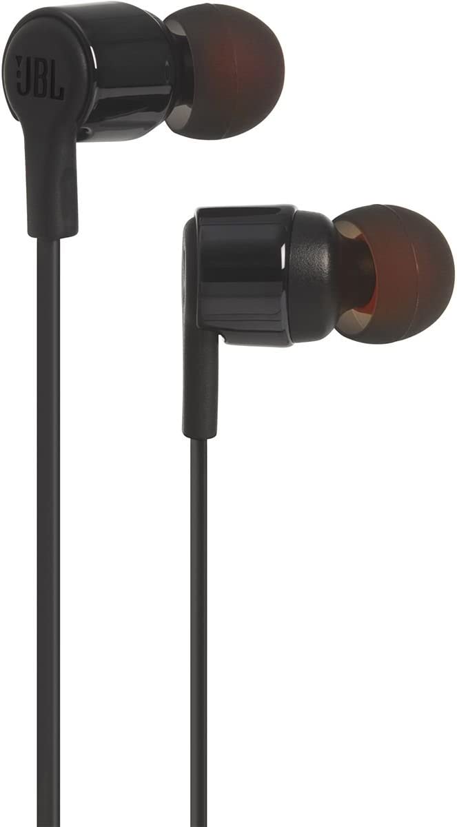 JBL T210 Schwarz - In Ear-Kopfhörer mit Mikrofon