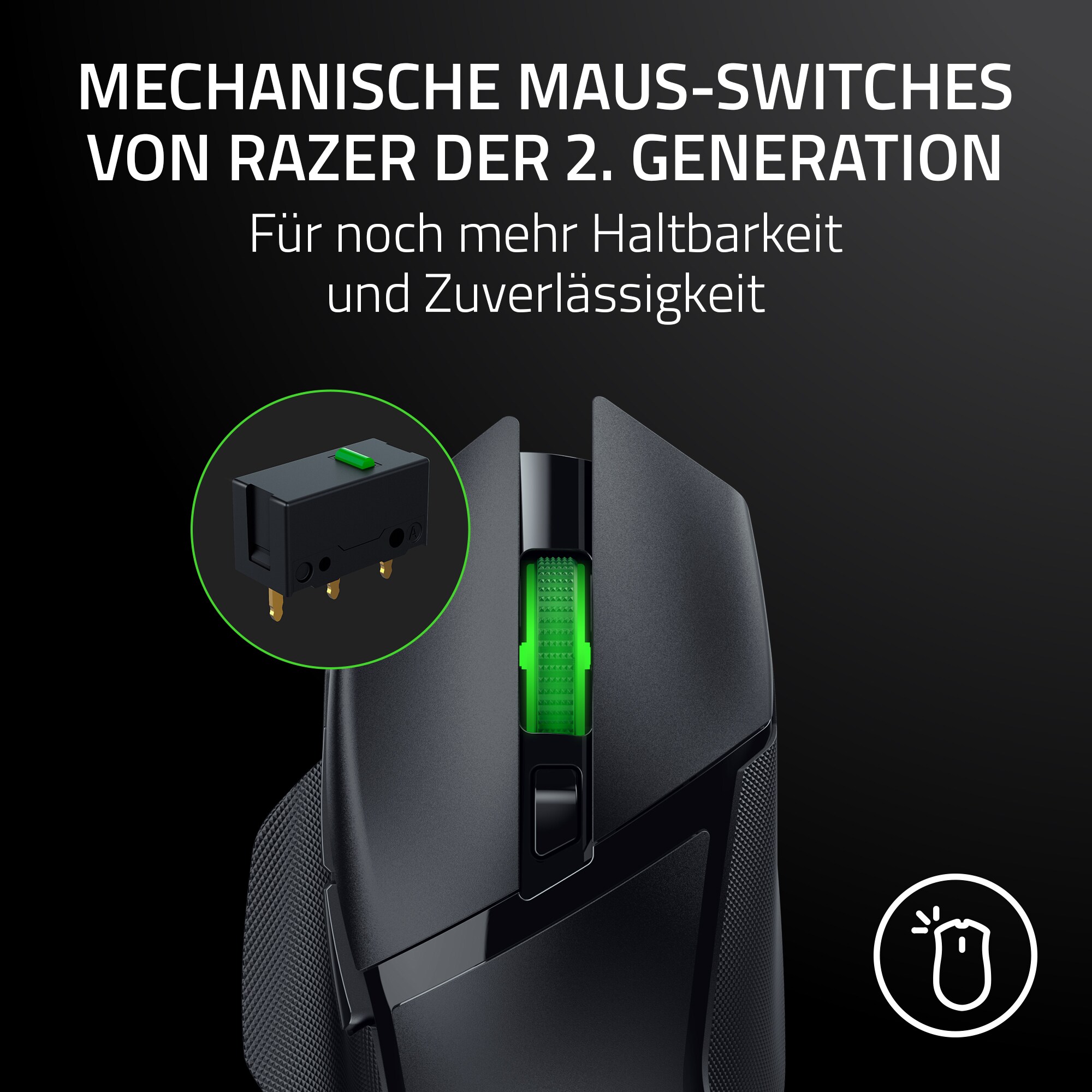 RAZER Basilisk V3 X HyperSpeed Ergonomische Gaming Maus