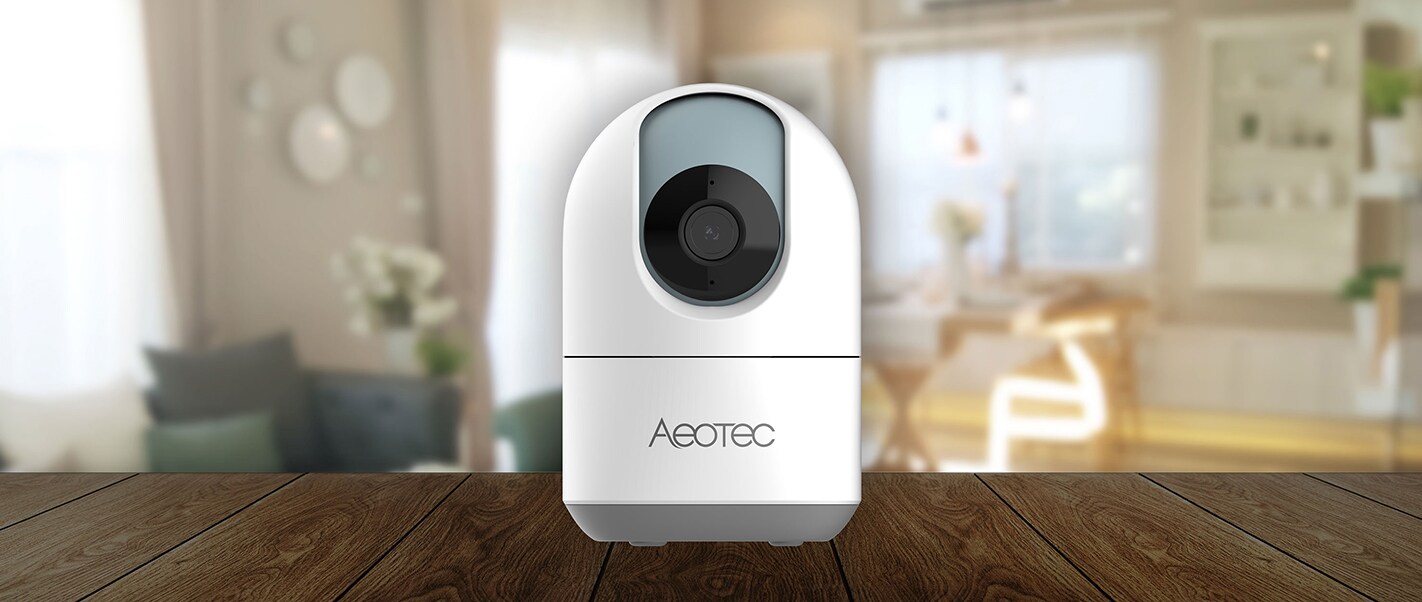 Aeotec Cam 360 Überwachungskamera weiß