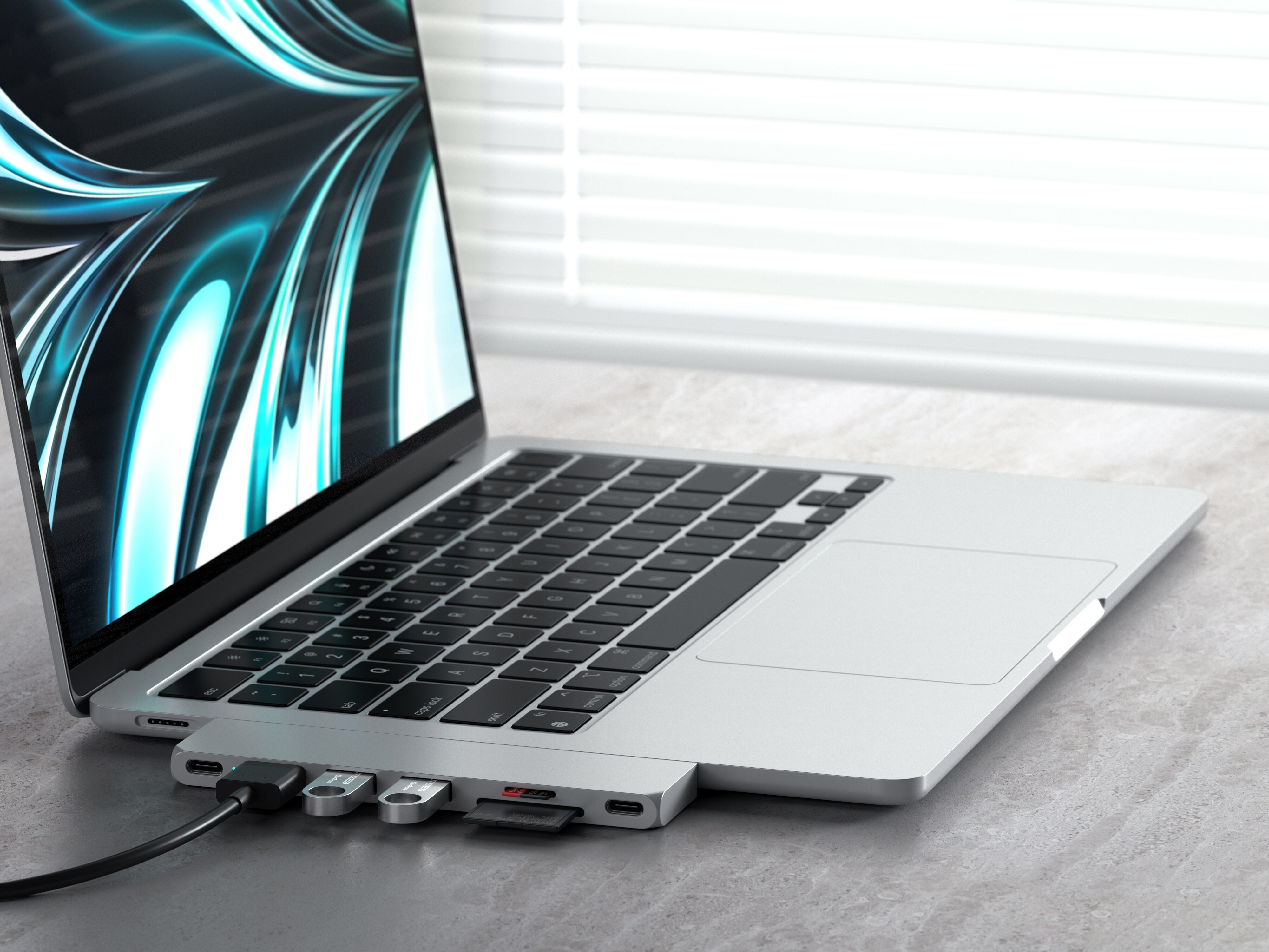 Satechi USB-C Pro Hub Slim Adapter Silver