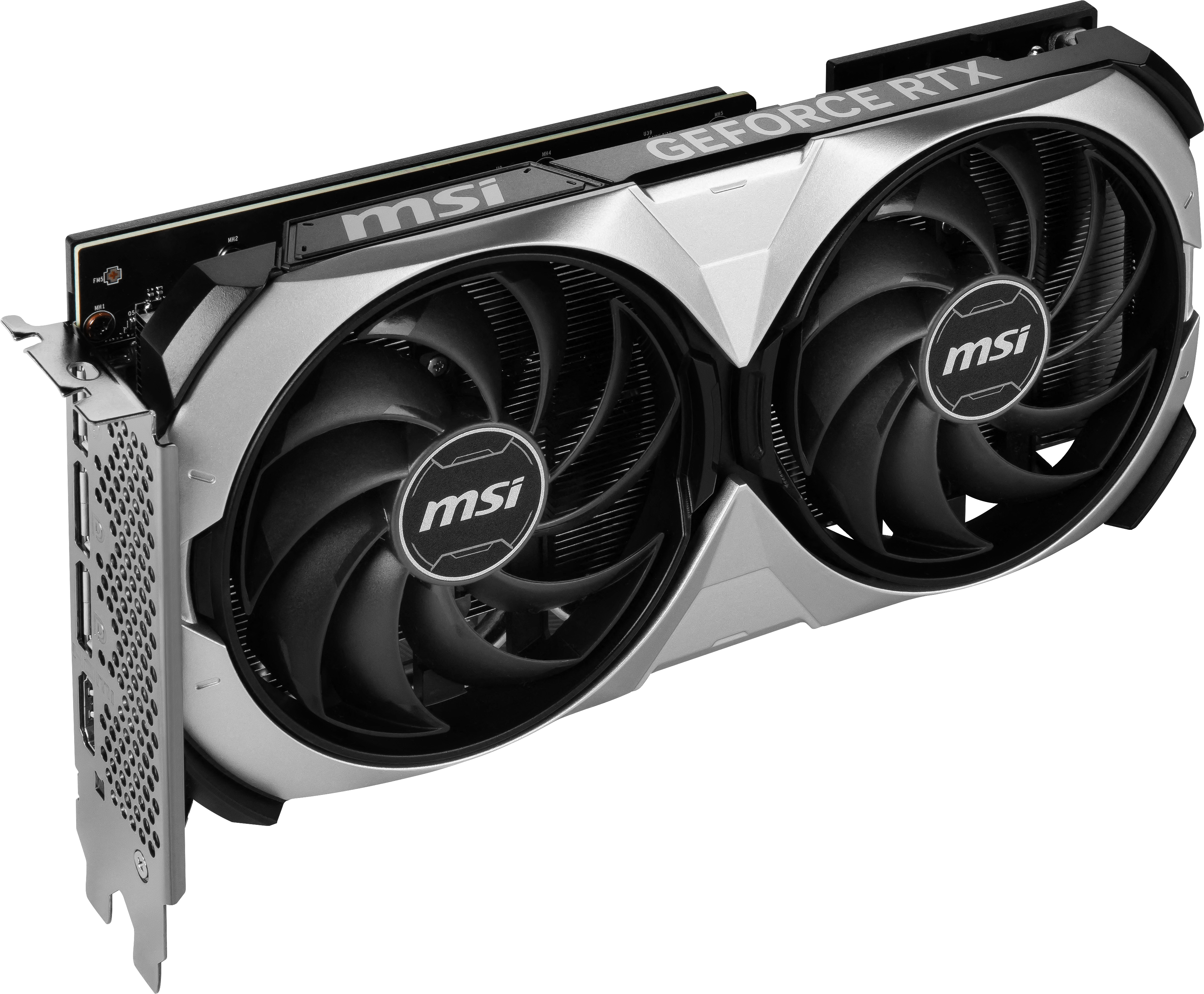 MSI GeForce RTX 4070 Ventus 2X OC 12GB GDDR6X Gaming Grafikkarte 3xDP/HDMI