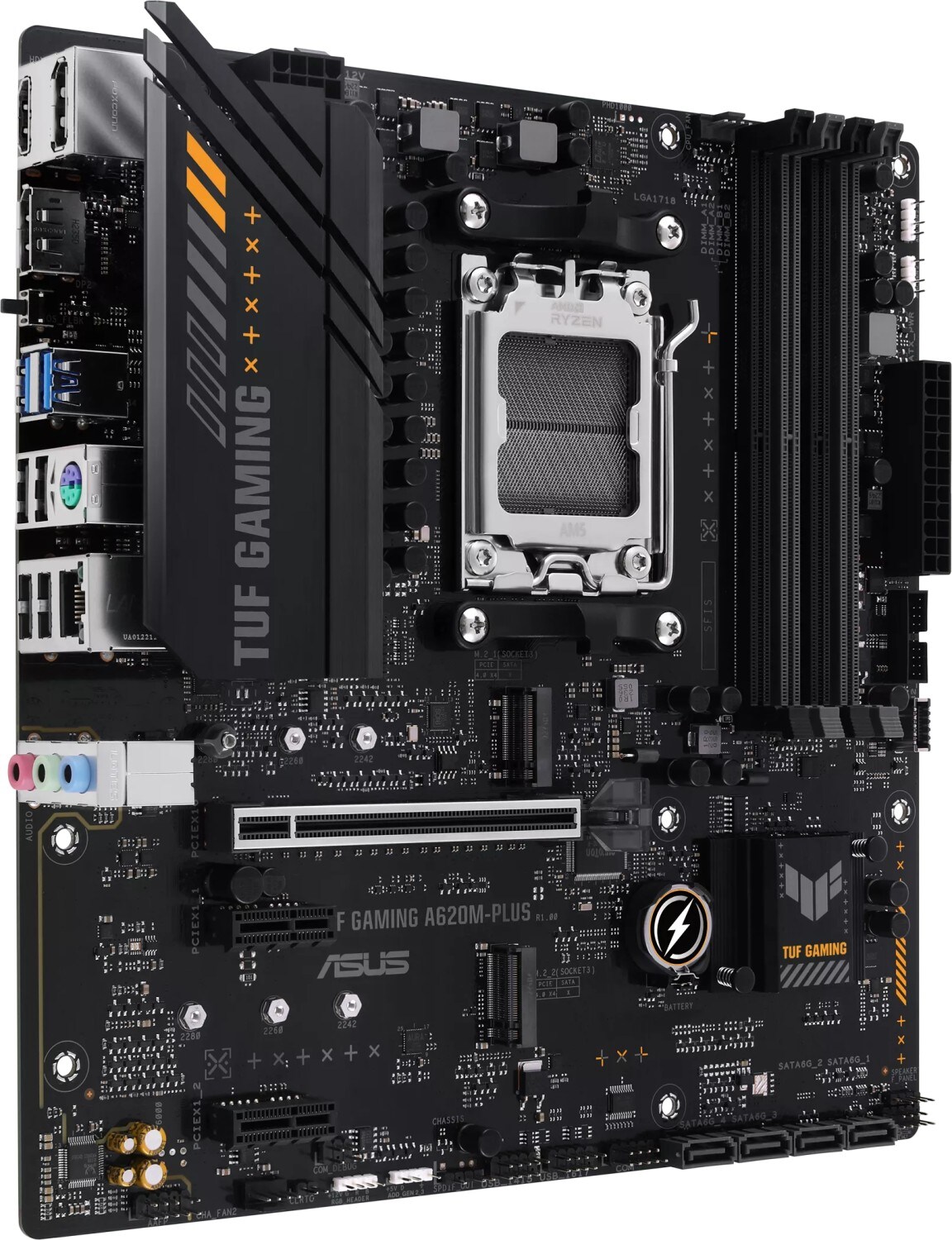 ASUS TUF GAMING A620M-PLUS mATX Mainboard Sockel AM5 M.2/USB3.2/DP/HDMI