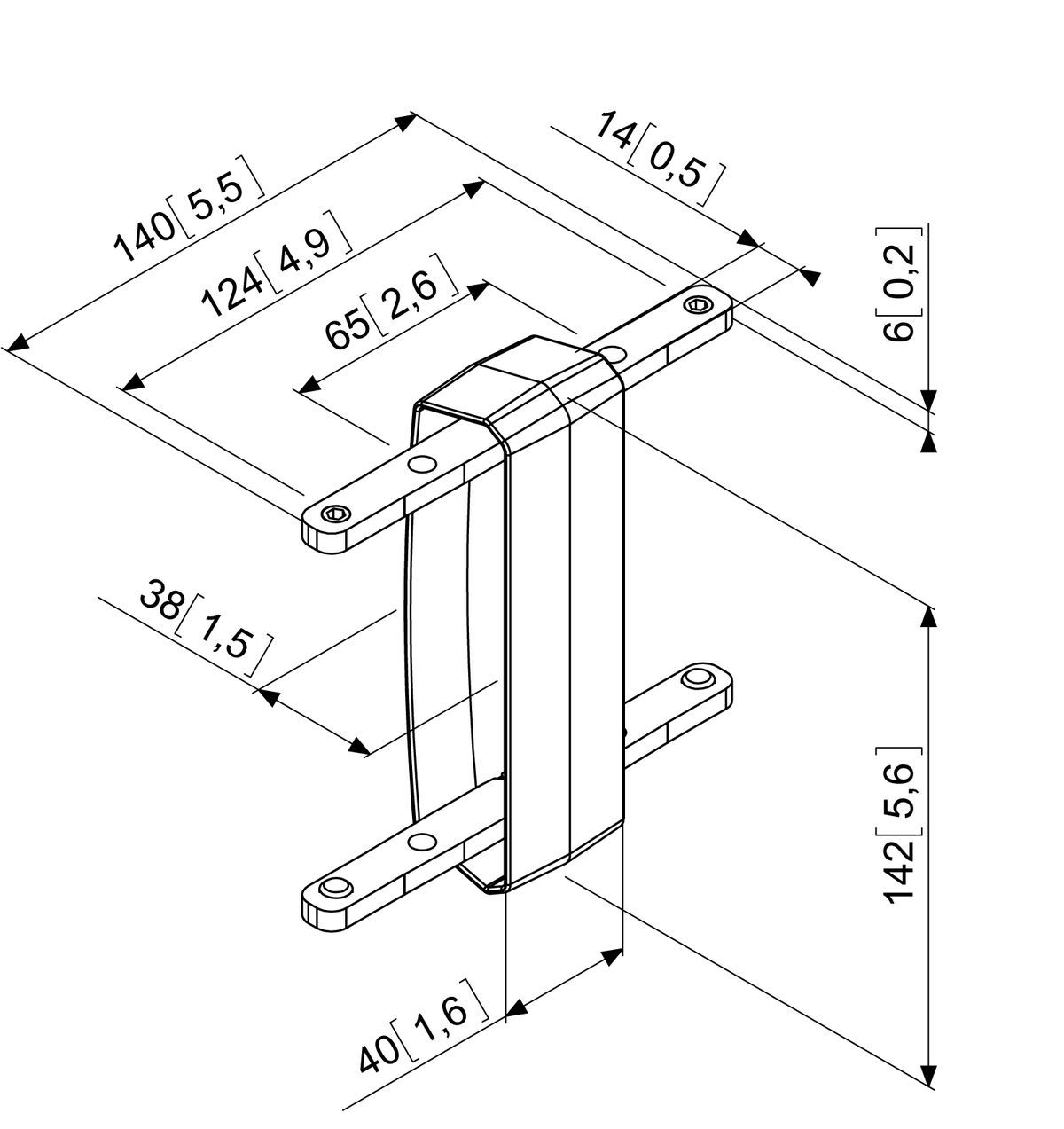 Vogels PFA 9104 Koppelelement für PFB 34xx