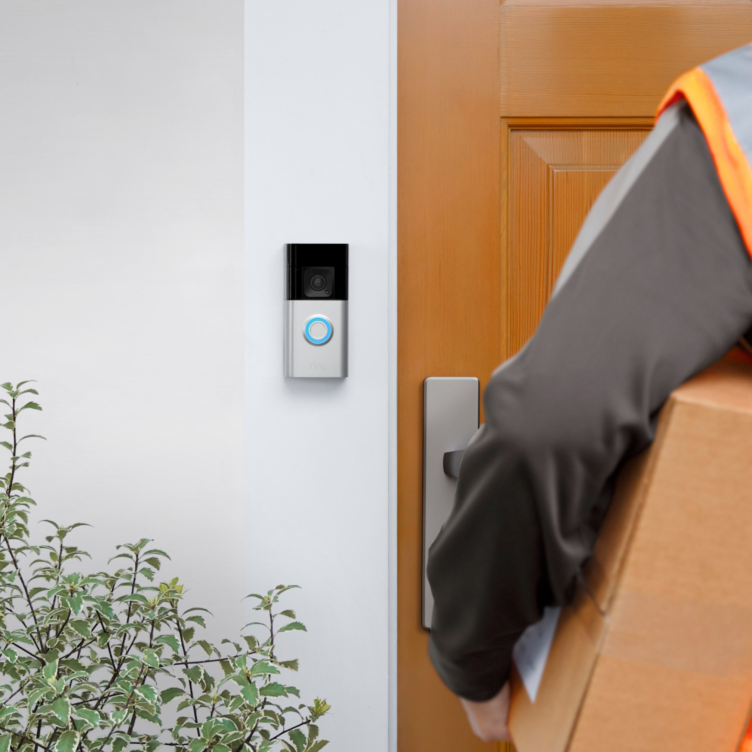 RING Battery Video Doorbell Plus - WLAN, 1536p HD, Gegensprechfunktion, Tür