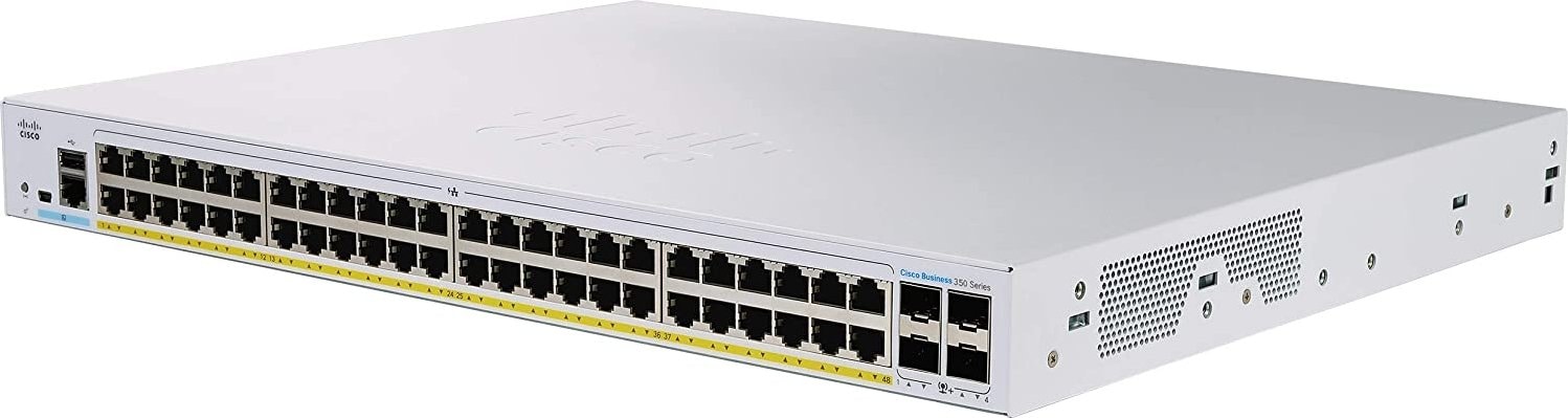 Cisco Business 350 RM Gigabit Managed Stack Switch CBS350-48FP-4X