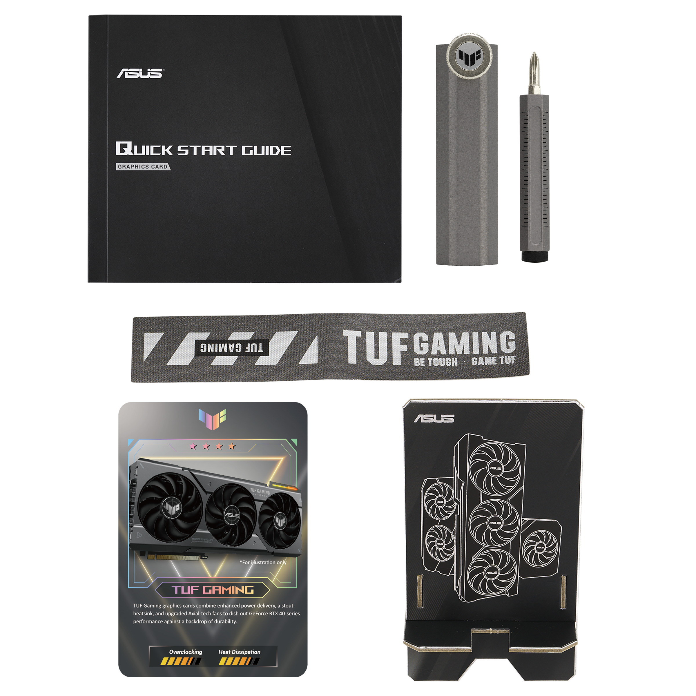 ASUS TUF Gaming GeForce RTX 4070 OC Grafikkarte 12GB GDDR6X, 1xHDMI, 3xDP