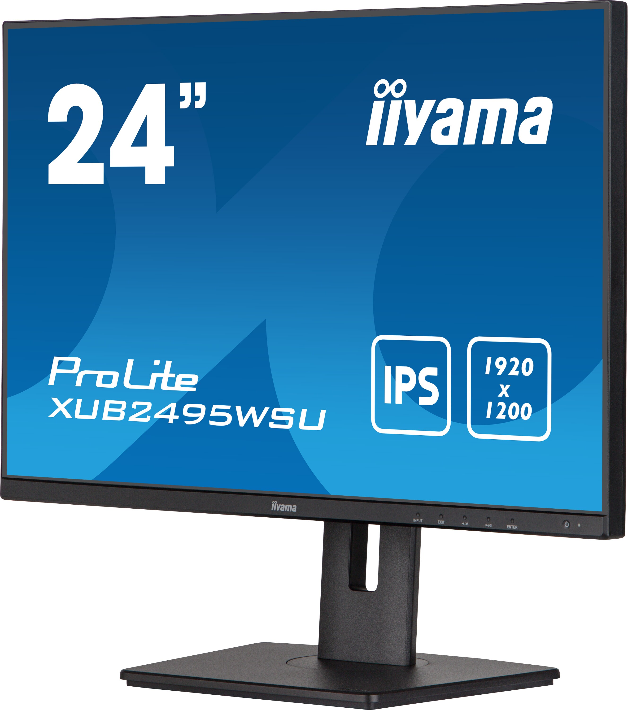 iiyama ProLite XUB2495WSU-B5 61,1cm (24") WUXGA IPS Monitor HDMI/VGA/DP 5ms