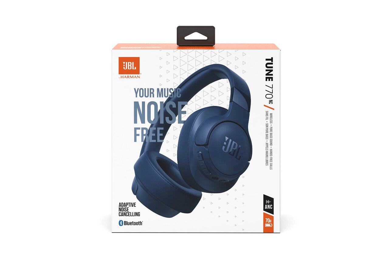 JBL Tune 770NC ANC wireless Bluetooth Over-Ear Kopfhörer blau