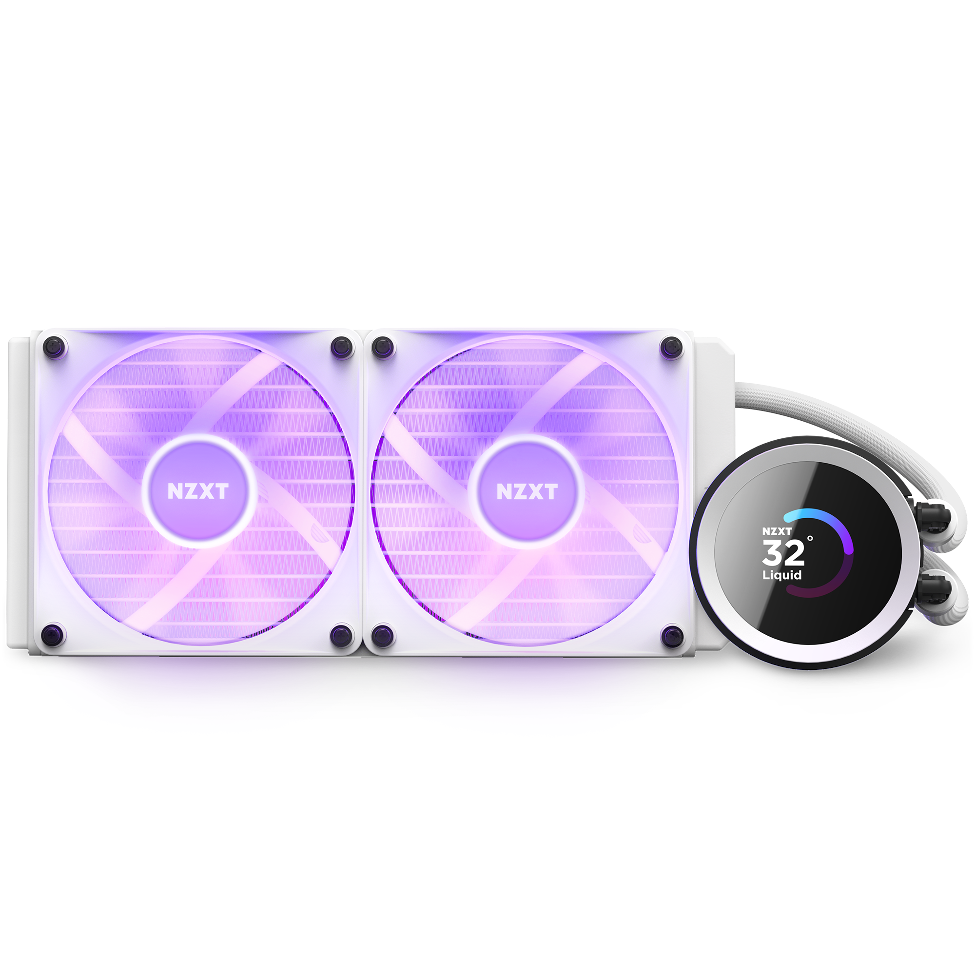 NZXT Kraken 240 RGB, weiß Wasserkühlung für AMD und Intel CPU