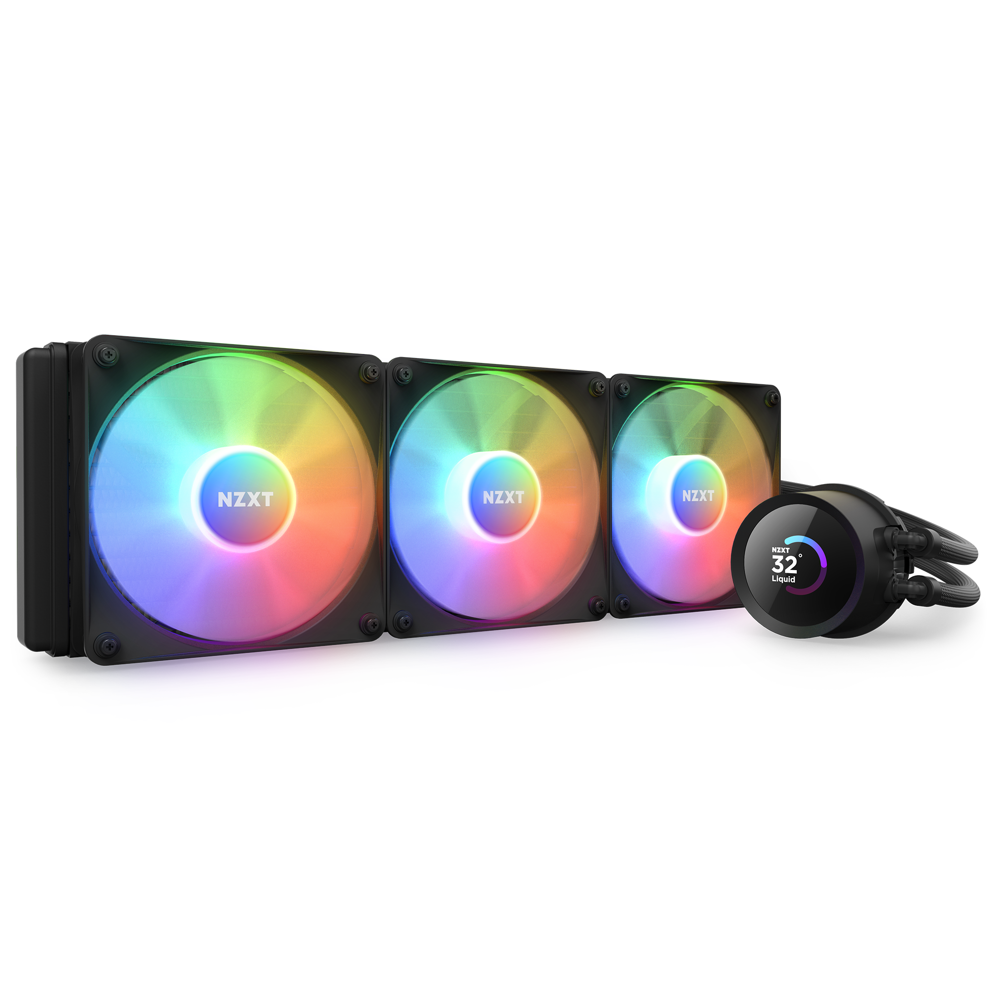 NZXT Kraken 360 RGB, schwarz Wasserkühlung für AMD und Intel CPU