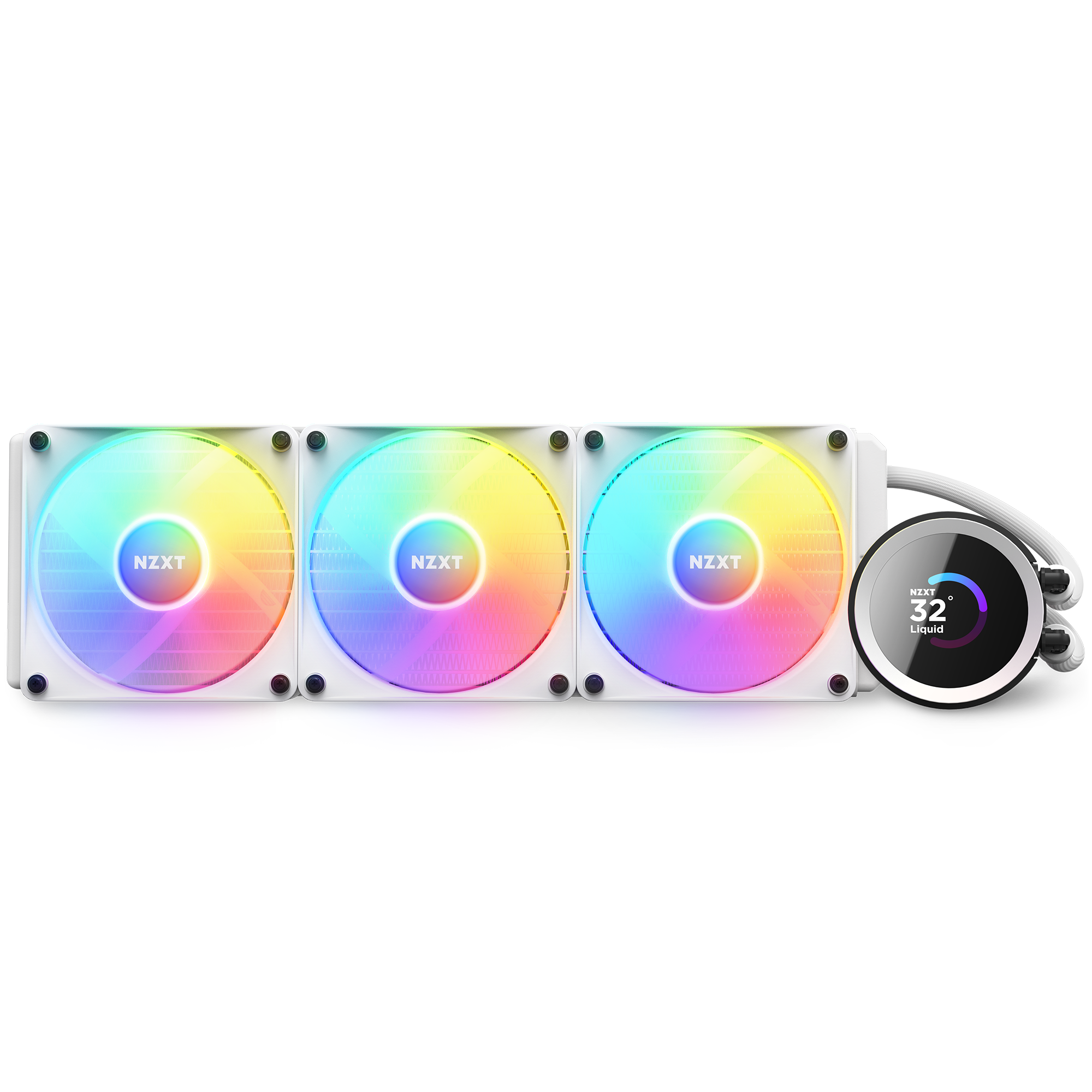 NZXT Kraken 360 RGB, weiß Wasserkühlung für AMD und Intel CPU