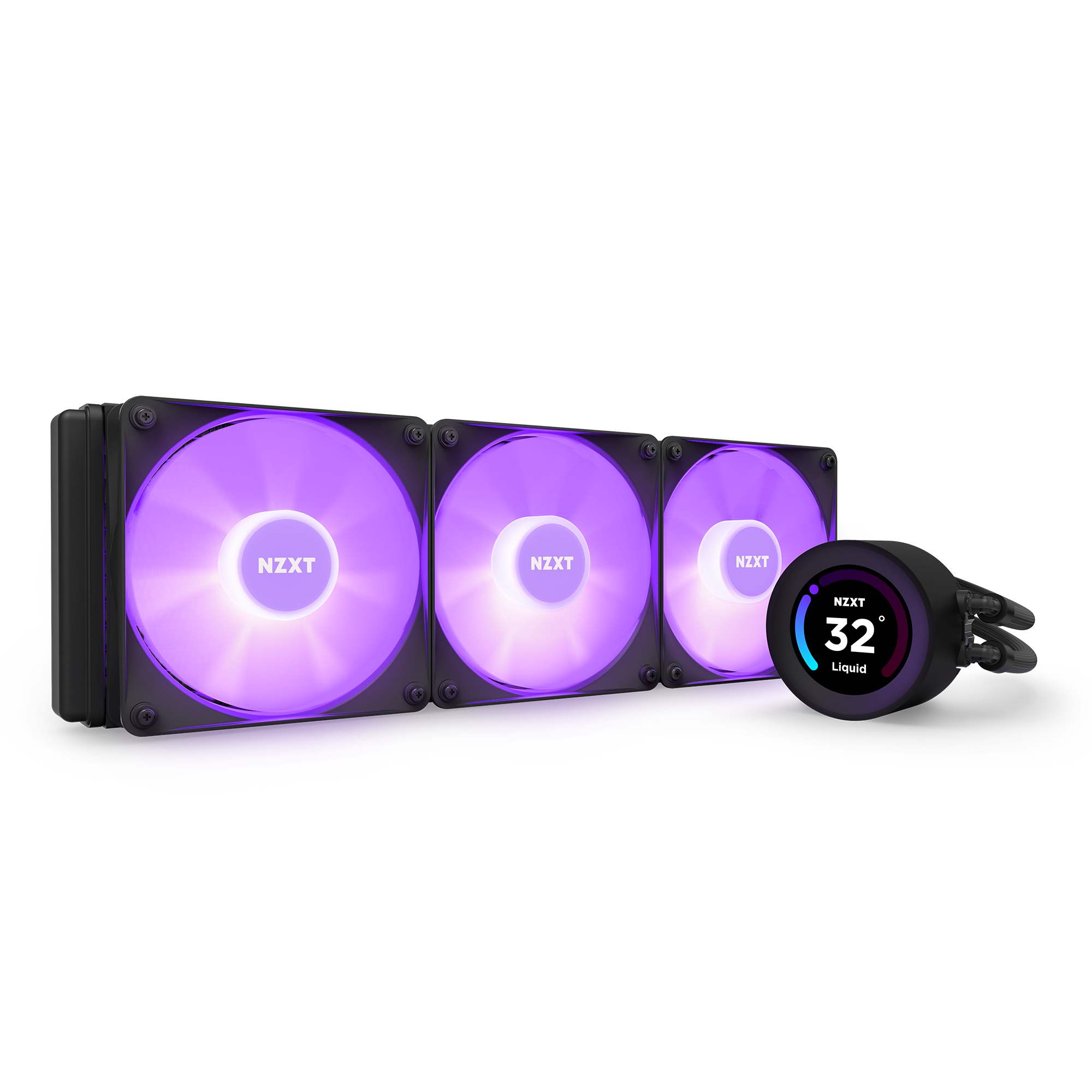 NZXT Kraken Elite 360 RGB, schwarz Wasserkühlung für AMD und Intel CPU