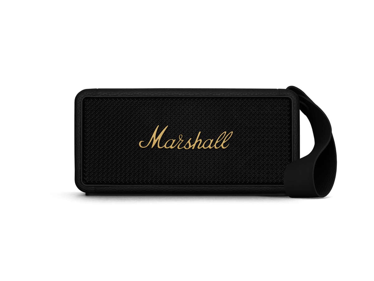 Marshall Middleton Bluetooth Lautsprecher black&amp;brass