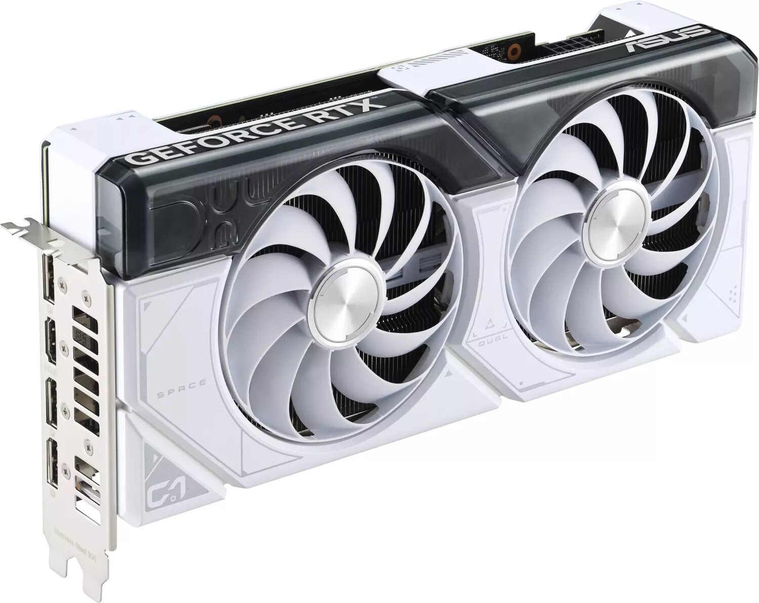 ASUS DUAL GeForce RTX 4070 OC White Gaming Grafikkarte 12GB GDDR6X, 1xHDMI, 3xDP