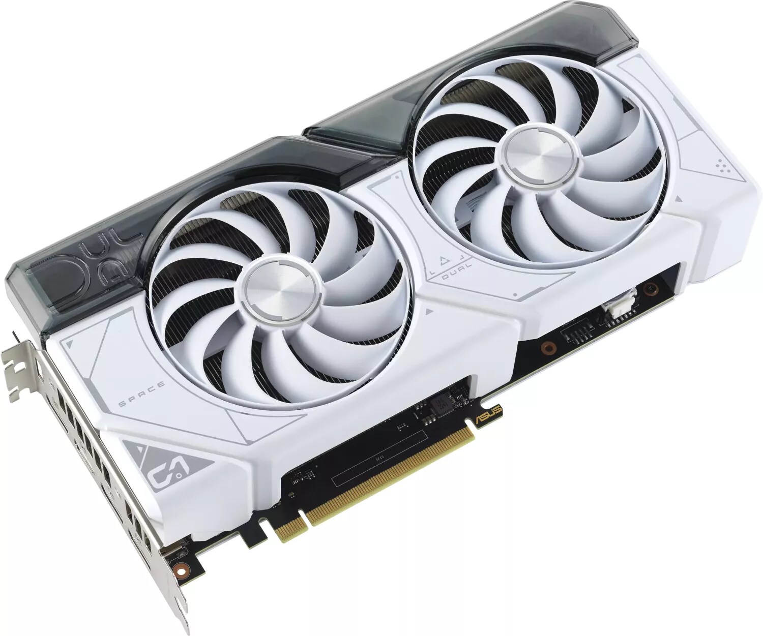 ASUS DUAL GeForce RTX 4070 OC White Gaming Grafikkarte 12GB GDDR6X, 1xHDMI, 3xDP