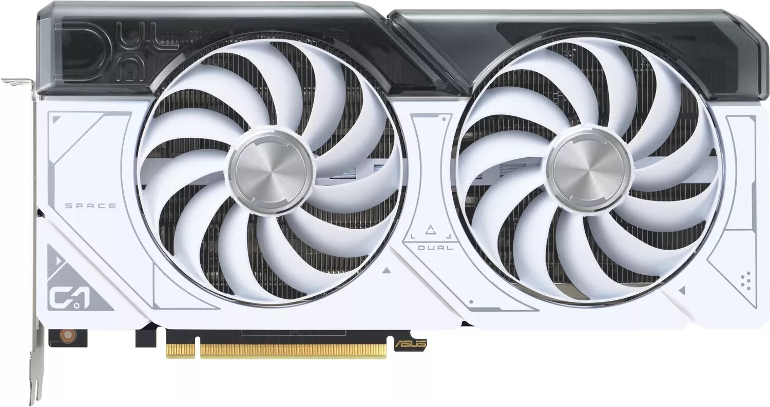 ASUS DUAL GeForce RTX 4070 OC White Gaming Grafikkarte 12GB GDDR6X, 1xHDMI, 3xDP