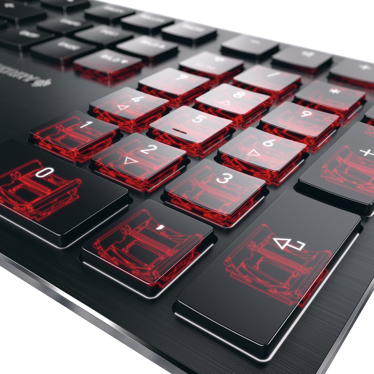 CHERRY KW X ULP Ultra-Low-Profil Tastatur mit mechanischen Switches