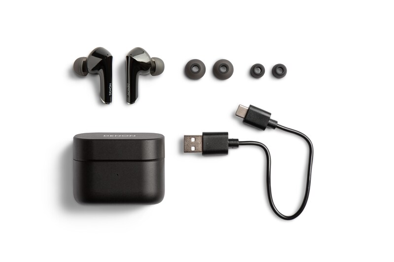 Denon AH-C830NCW True Wireless In-Ear-Kopfhörer, schwarz