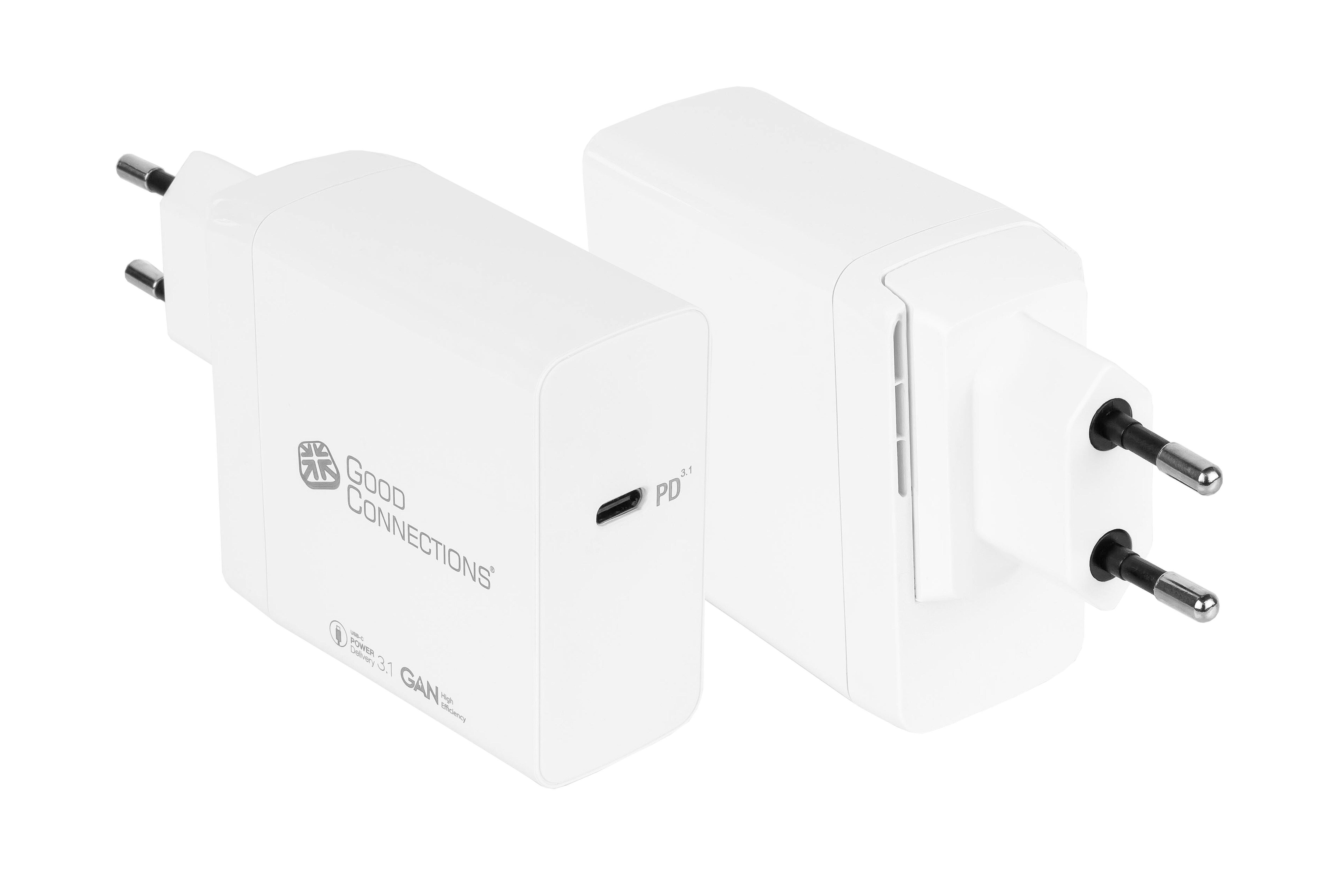 GC USB-Schnellladegerät 140W GaN-Technologie, 1-Port USB-C inkl. 1,2m Ladekabel