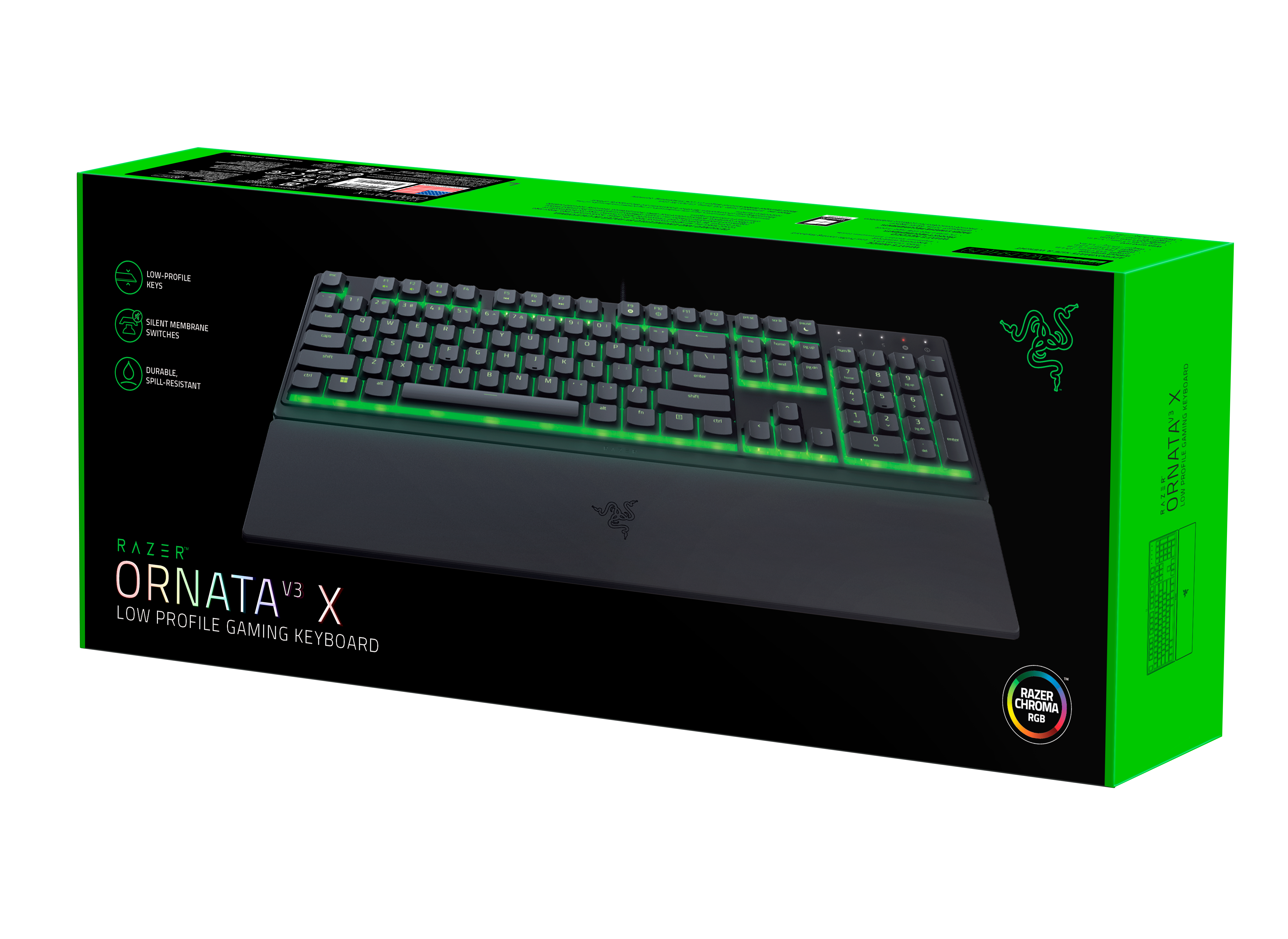 RAZER Ornata V3 X Kabelgebundene Gaming Tastatur low-profile