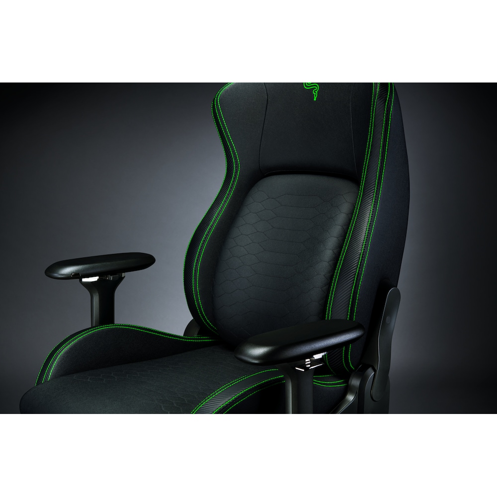 RAZER ISKUR Schwarz / Grün - Gaming-Stuhl mit integrierter Lendenwirbelstütze