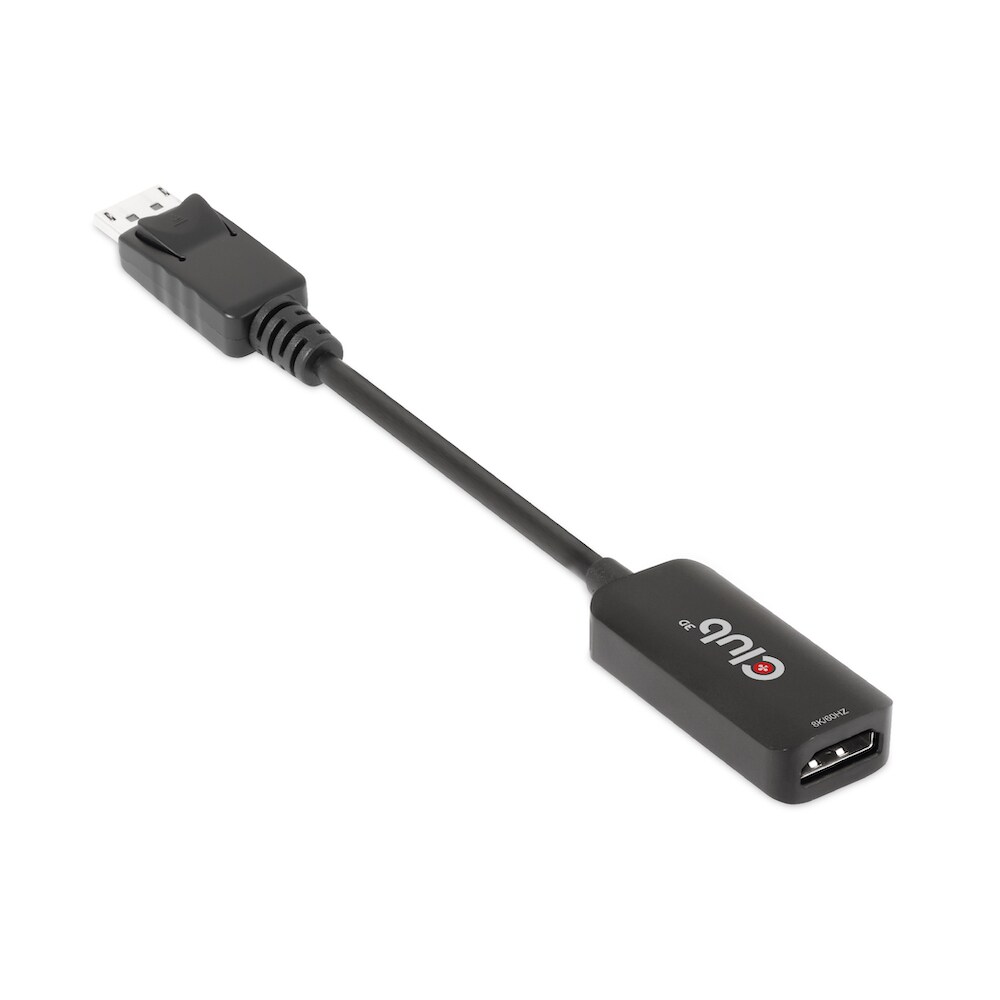 Club 3D DisplayPort 1.4 auf HDMI 4K120Hz/8K60Hz HDR-Aktiv-Adapter St./B 0,1m