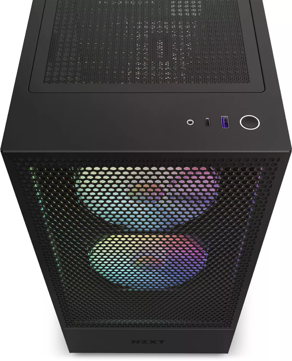 NZXT H5 Flow RGB Midi Tower ATX Gehäuse schwarz mit Sichtfenster