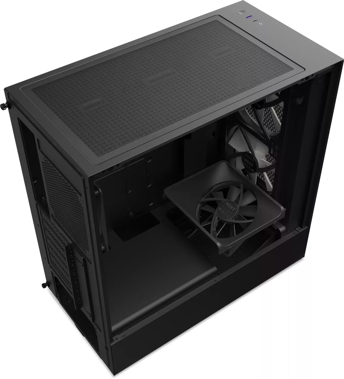 NZXT H5 Flow RGB Midi Tower ATX Gehäuse schwarz mit Sichtfenster