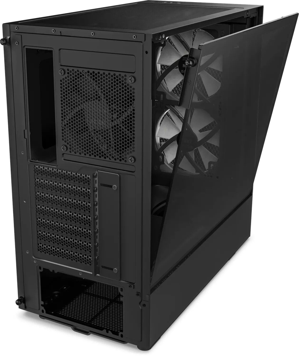 NZXT H5 Flow RGB Midi Tower ATX Gehäuse schwarz mit Sichtfenster