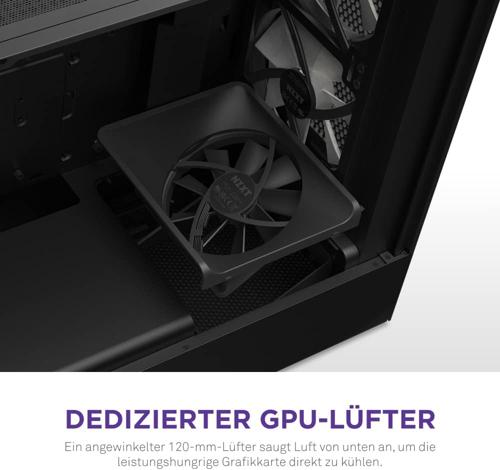 NZXT H5 Flow RGB Midi Tower ATX Gehäuse schwarz mit Sichtfenster