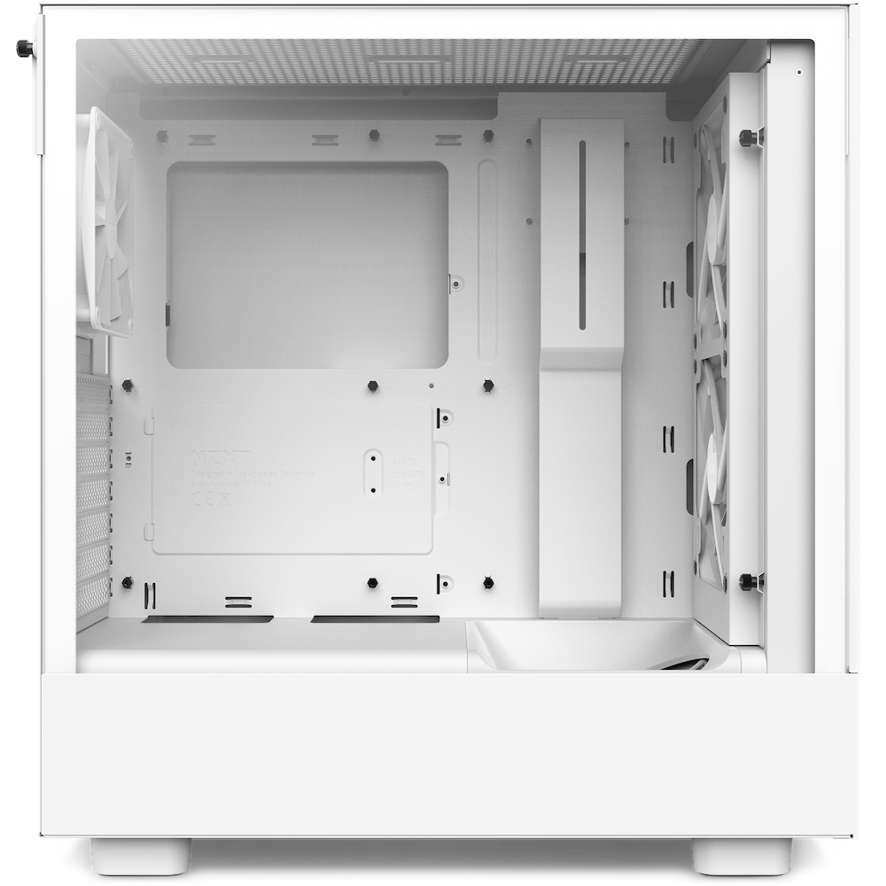 NZXT H5 Flow RGB White Midi Tower ATX Gehäuse schwarz mit Sichtfenster