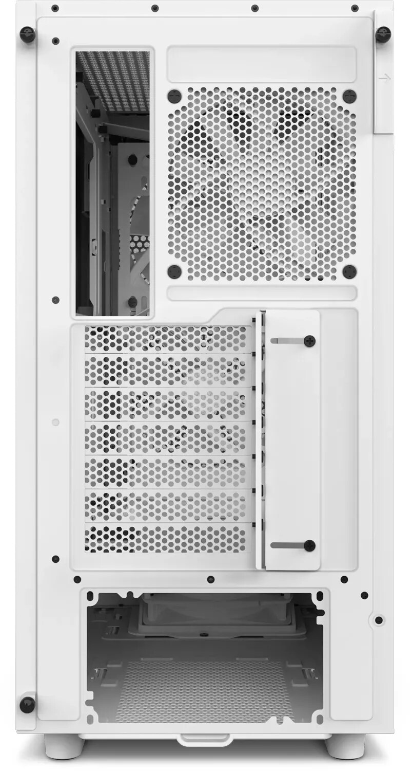 NZXT H5 Flow RGB White Midi Tower ATX Gehäuse schwarz mit Sichtfenster