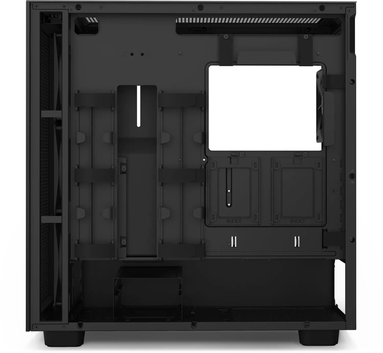 NZXT H7 Flow Black RGB Midi Tower ATX Gaming Gehäuse schwarz mit Glasfenster