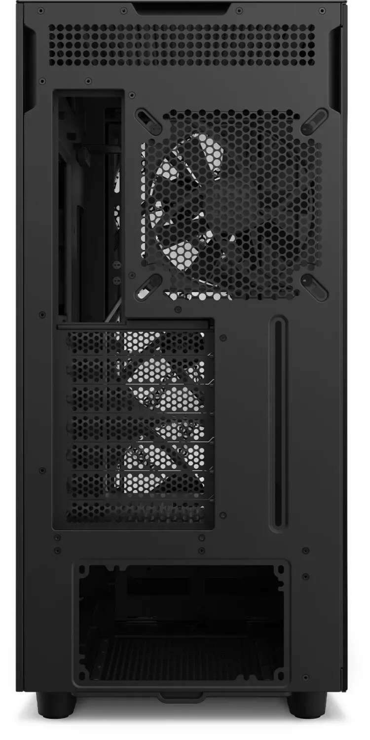 NZXT H7 Flow Black RGB Midi Tower ATX Gaming Gehäuse schwarz mit Glasfenster