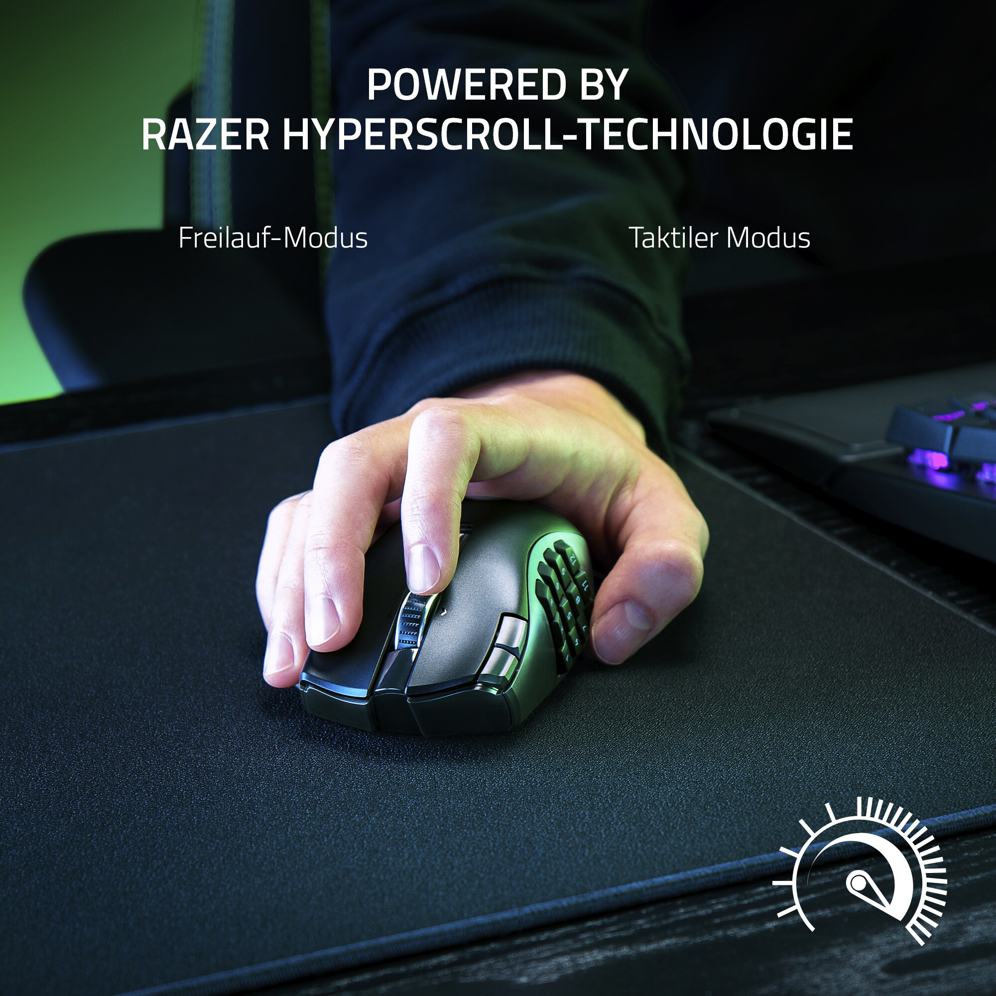 RAZER Naga V2 Hyperspeed MMO Gaming Maus