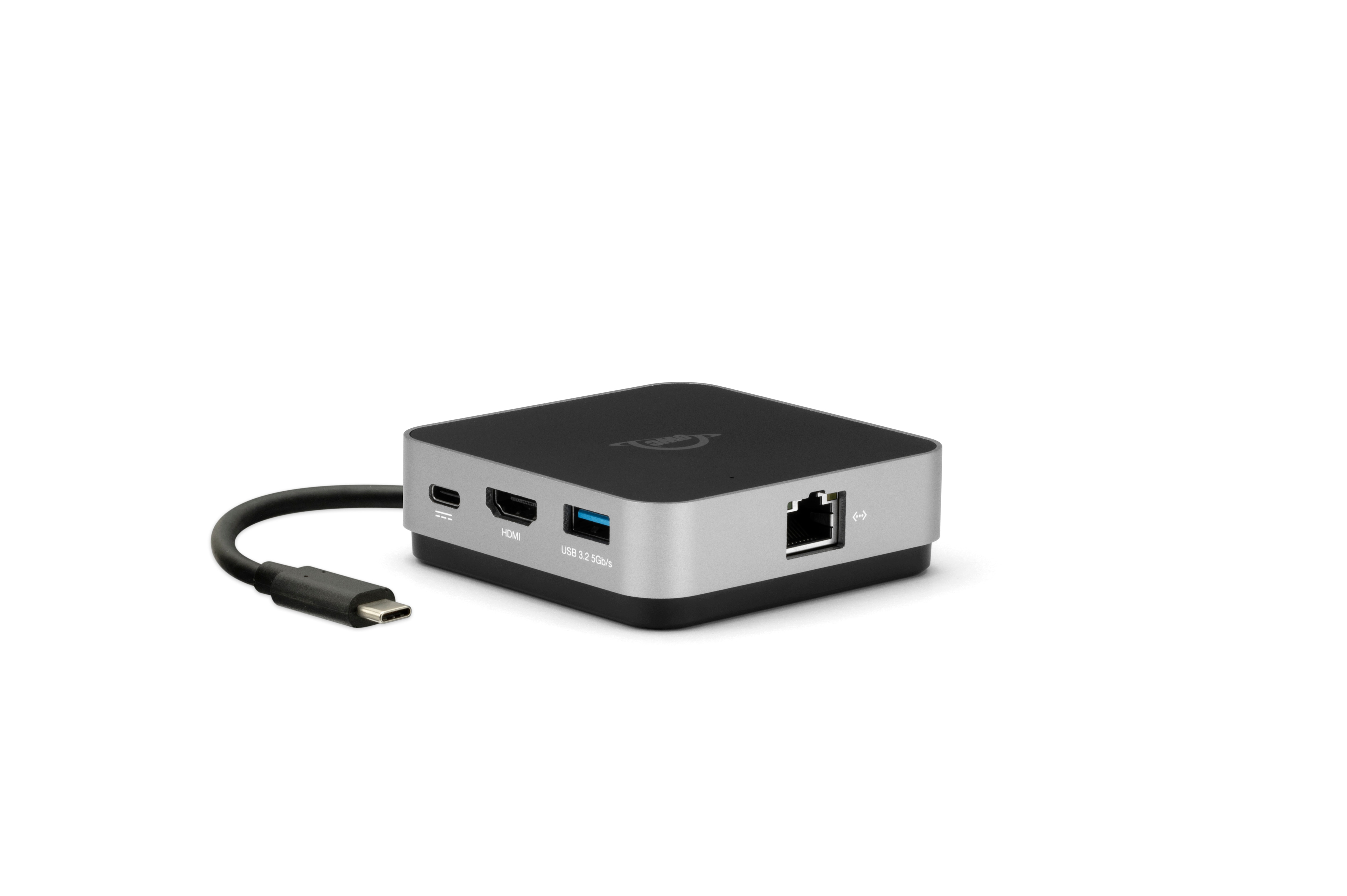 OWC 6-Port Travel Dock 100W- Space Gray (Ethernet)