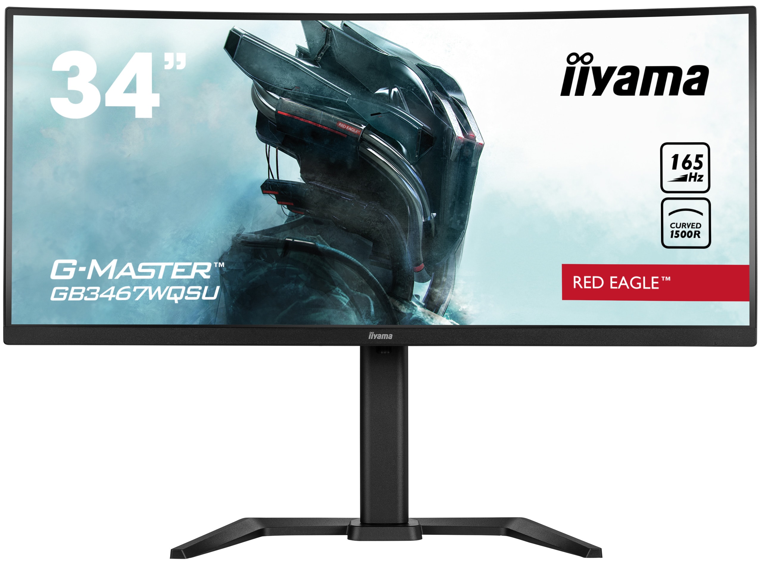 iiyama G-Master GB3467WQSU-B5 86,5cm (34") UWQHD Monitor HDMI/DP 165Hz 0,4ms HDR