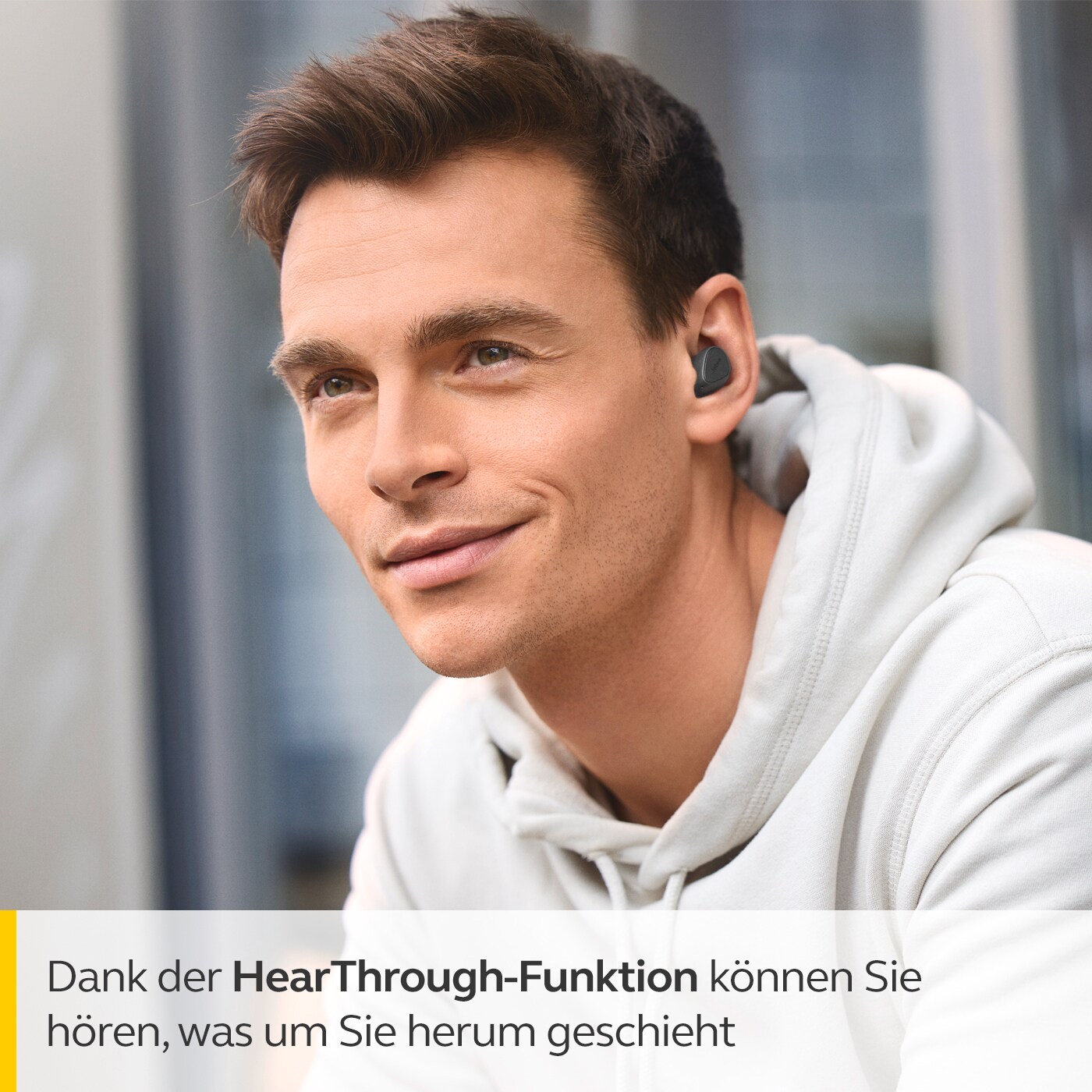 JABRA Elite 3 Bluetooth In-Ear Kopfhörer Dunkel Grau