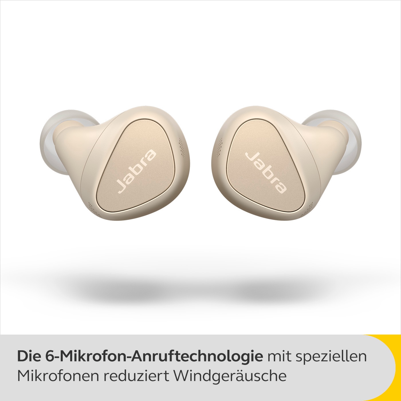 JABRA Elite 5 Bluetooth In-Ear Kopfhörer Beige