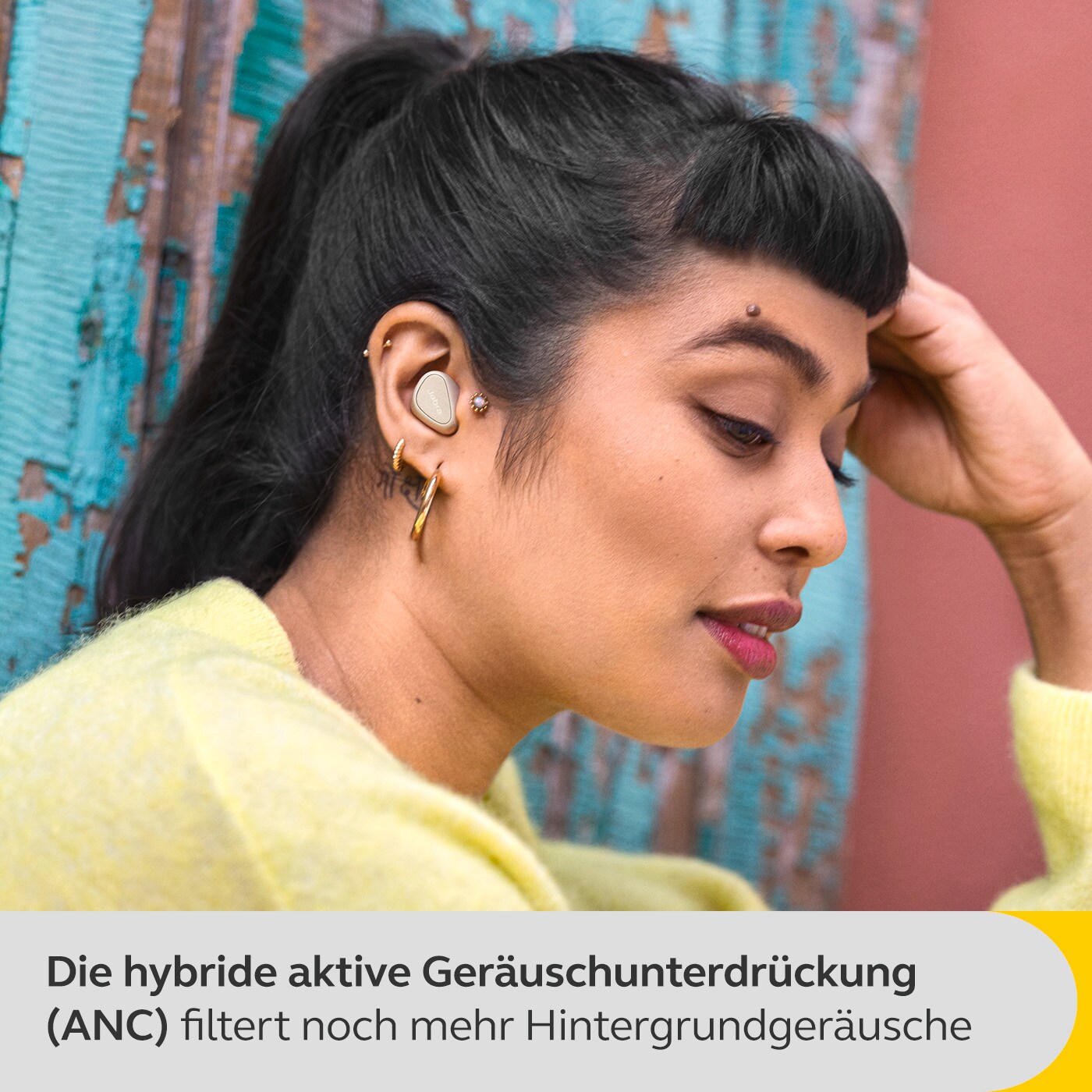 JABRA Elite 5 Bluetooth In-Ear Kopfhörer Beige