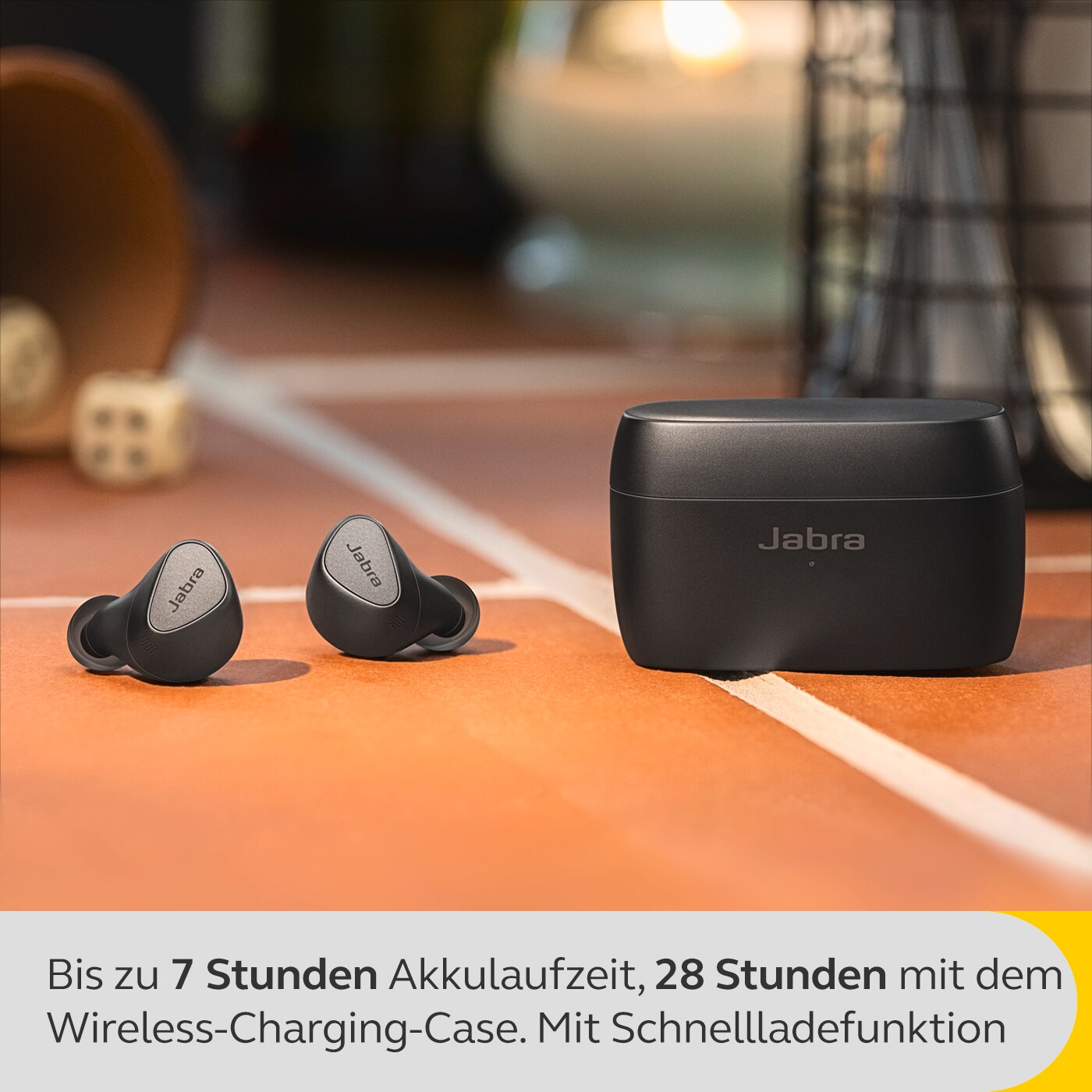 JABRA Elite 5 Bluetooth In-Ear Kopfhörer Schwarz