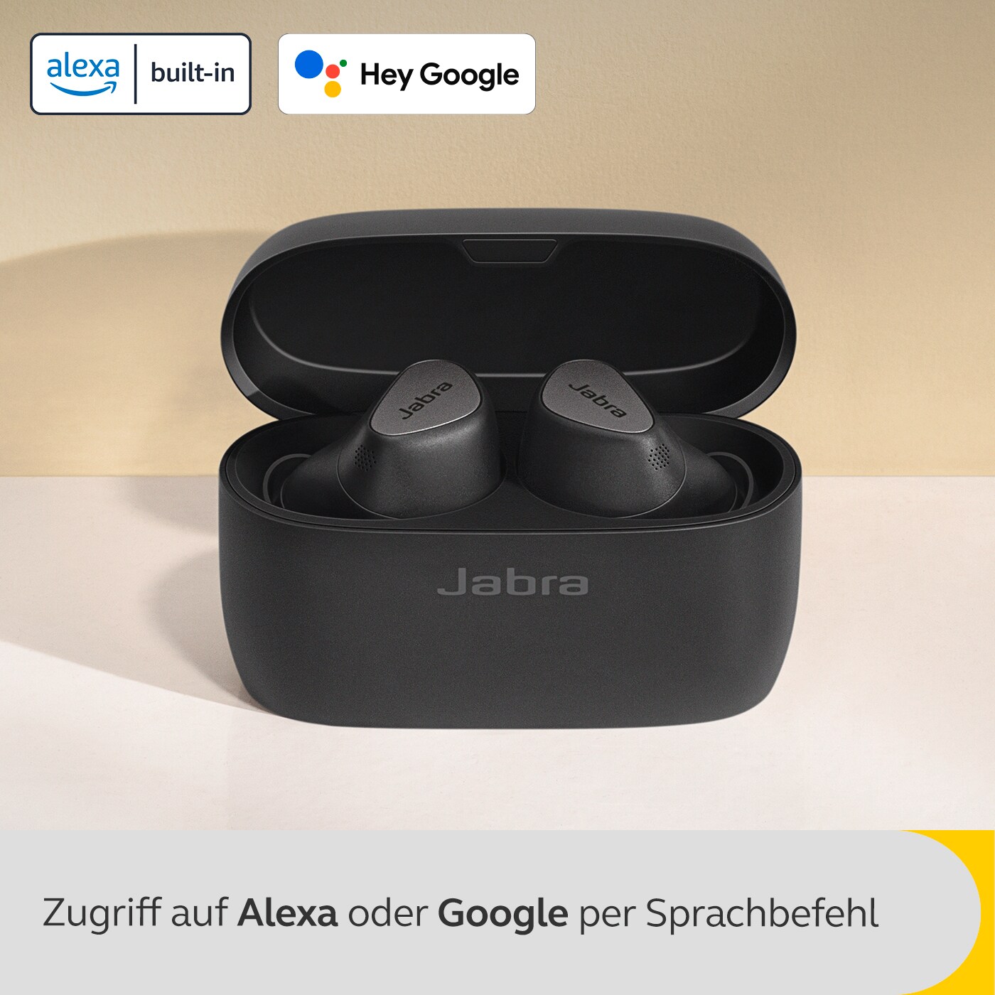 JABRA Elite 5 Bluetooth In-Ear Kopfhörer Schwarz