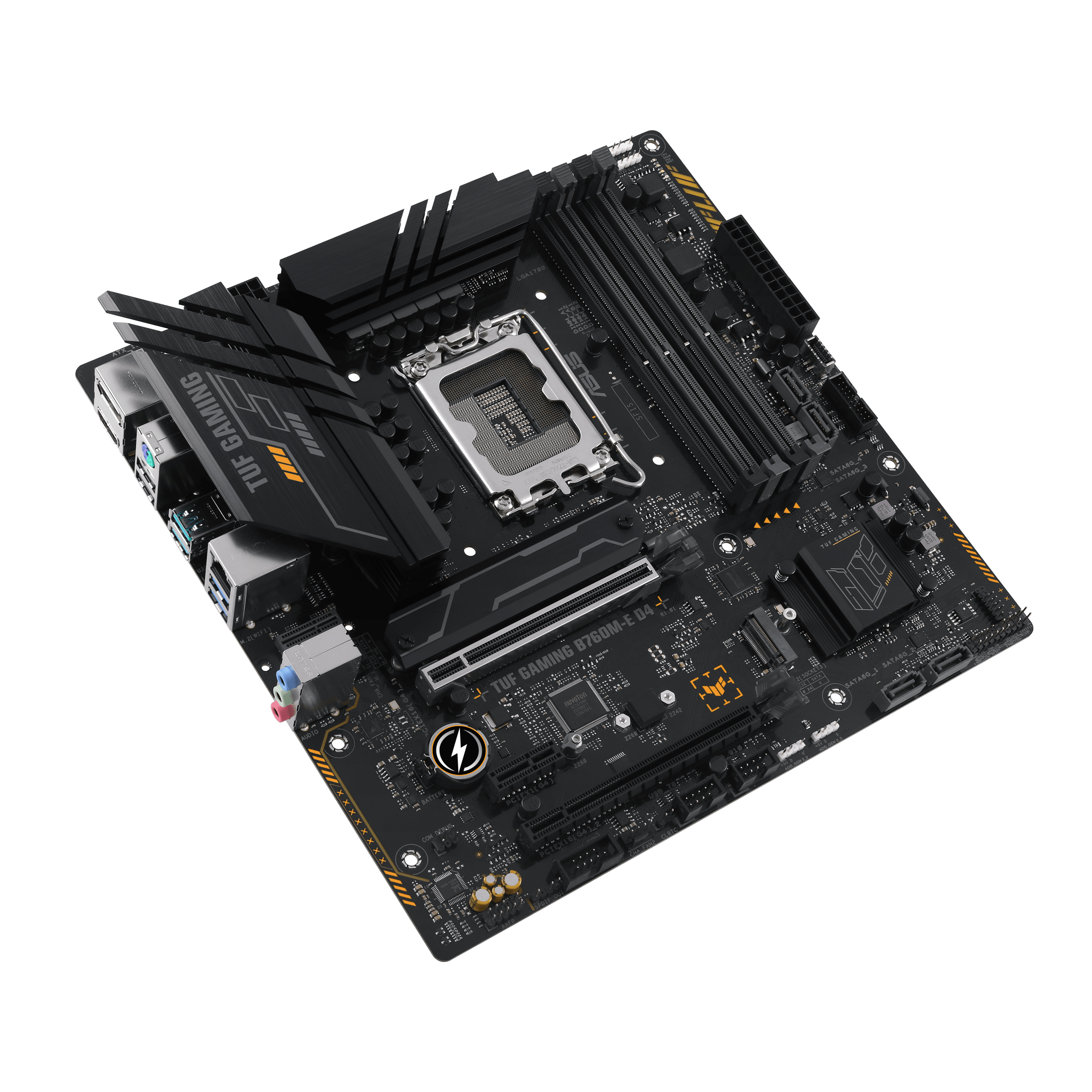 ASUS TUF GAMING B760M-E D4 mATX Mainboard Sockel 1700 DP/HDMI/USB-C