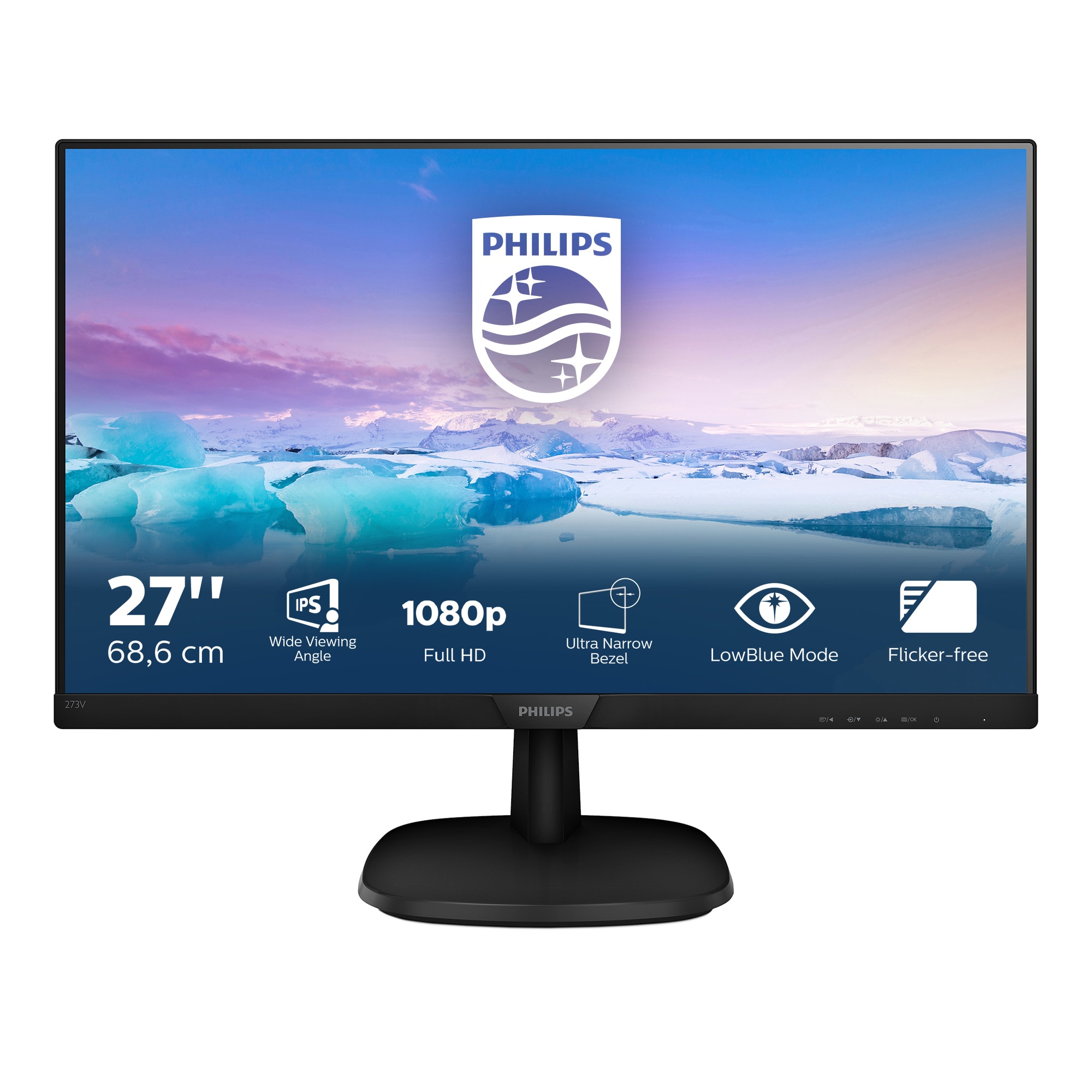 Philips 273V7QDSB/00 68,5cm (27") FullHD Monitor IPS-LED 16:9 HDMI/DVI/VGA 4ms