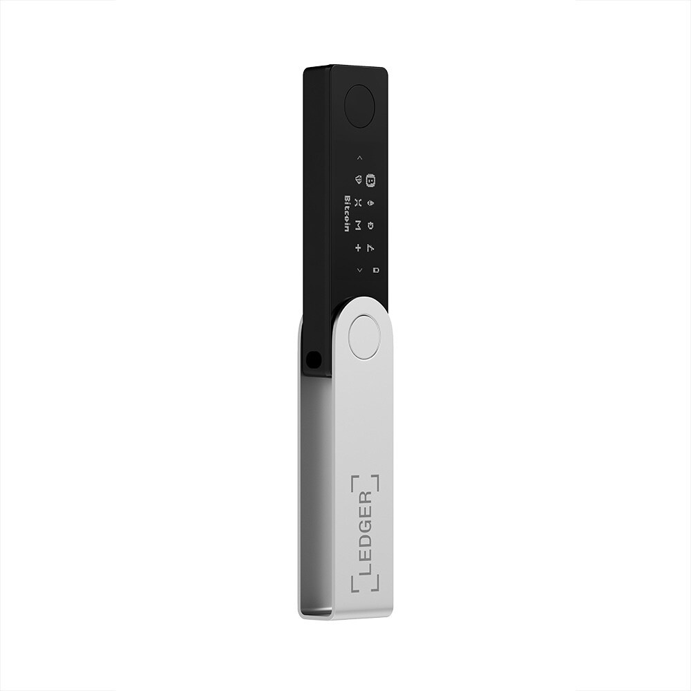 Ledger Nano X Krypto-Hardware-Geldbörse Onyx Schwarz