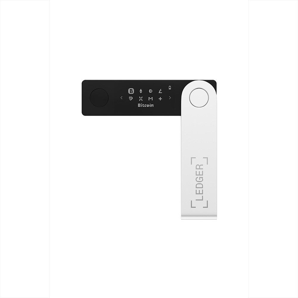 Ledger Nano X Krypto-Hardware-Geldbörse Onyx Schwarz